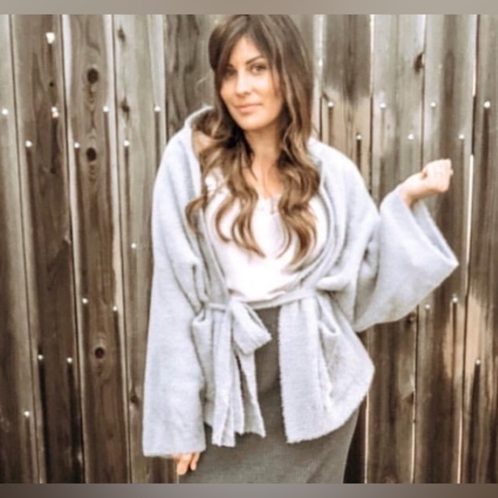 Wishlist Light Gray Women's Cardigan